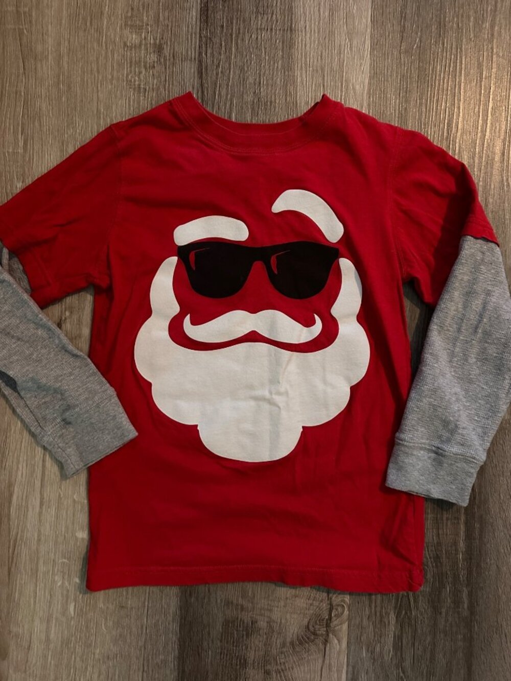Carters Santa Christmas shirt boys size 8
